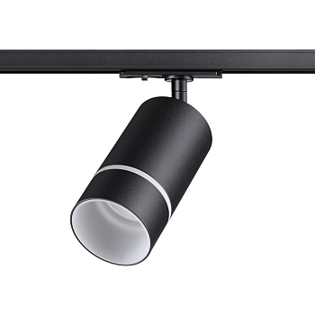 Novotech 370777 PORT NT21 058 черный Однофазный трековый светильник IP20 GU10 9W 235V ELINA