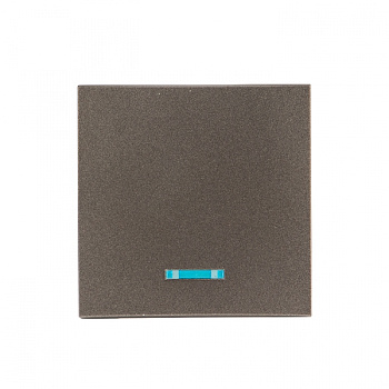 EKF PROxima Валенсия лицевая панель выключателя 1-кл. с индикатором 10А графит