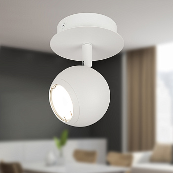 ЭРА Светильник настенно-потолочный спот ЭРА OL36 WH MR16 GU10 IP20 белый