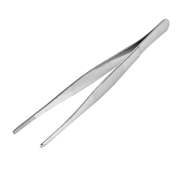 Пинцет прямой, рифленый 160 мм (блистер) Rexant 12-0366