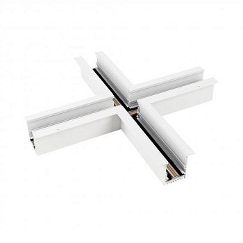 Arlight Коннектор крестовой MAG-CON-4560-F-X90 (WH) (IP20 Металл, 3 года) 026922