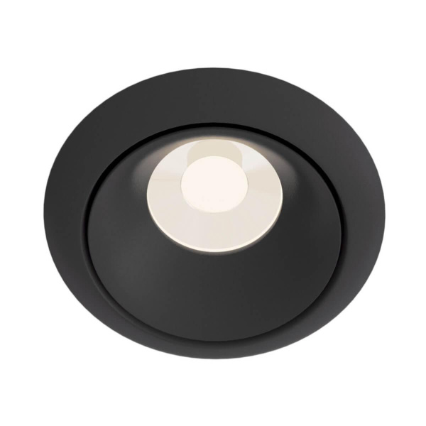 Купить Maytoni Technical Yin Черный Встраиваемый светильник GU10 50W DL030-2-01B