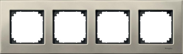 Купить SE Merten SM M-Elegance Титан Рамка 4-ая MTN403405