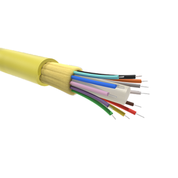 DKC Кабель волоконно-оптический DT OS2,9/125 мкм,12 волокон в плотном буферном покрытии RNDTIN9S12LSYL