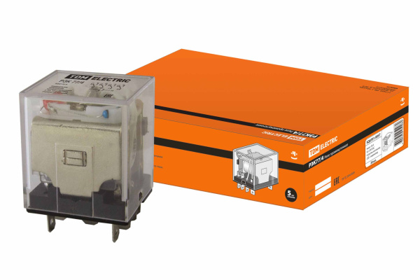 TDM Реле РЭК77/4 с инд. 10А  24В AC SQ0701-0057