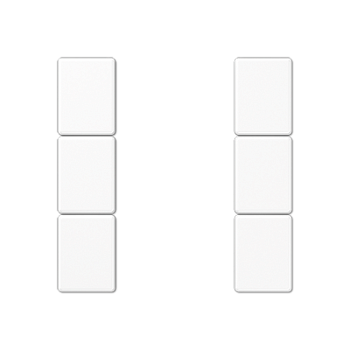 JUNG Белый Комплект накладок 3гр A503TSAWW