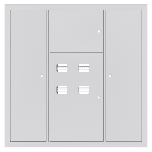 Купить EKF Basic Устройство этажное распределительное встроенное типа УЭРВ Basic 1300х1300х150