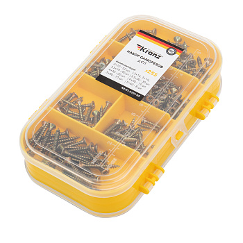Kranz Набор саморезов для ДСП 255 шт. KR-01-3101-05