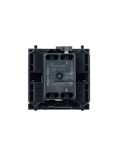 Купить ABB NIE Zenit Серебро Выключатель 1-клавишный 2 мод 2CLA220100N1301