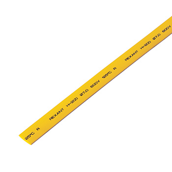 8.0 / 4.0 мм 1м термоусадка желтая Rexant 20-8002