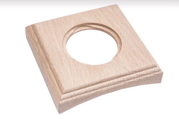 BIRONI Шедель Бук Натурэль Рамка 1-ая на бревно 200мм (скрытый монтаж) BF4C20-610-10