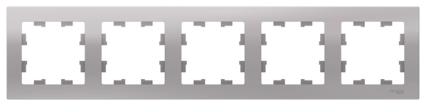 Купить Systeme Electric AtlasDesign Алюминий Рамка 5-ая, универсальная