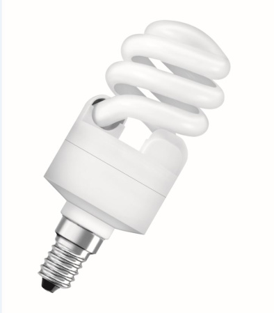 Osram Лампа люминесцентная компактная спираль MINI DST MTW 15W/827 E14 4052899916180