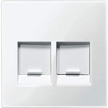 SE Merten SM Бел Центральная плата 2-ая для модулей штепсельных разъемов с пылезащ. шторками MTN4562-0319