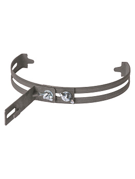 TDM Держатель регулируемый Ø130-240 мм на круглый конек, для прута Ø6-10 мм, стал. крюк, термодиф. SQ2402-3170