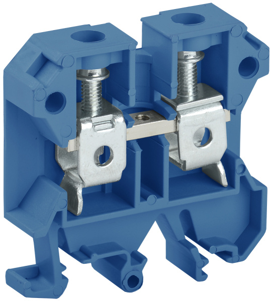 IEK Клемма винтовая КВИ-16мм2 синяя