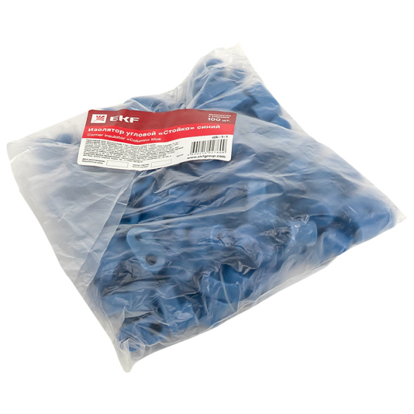 Купить EKF PROxima Изолятор угловой "Стойка" синий