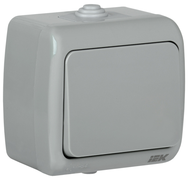 IEK ВС-20-1-0-A выключатель  одноклавишный открытой установки 10А IP54 AQUATIC