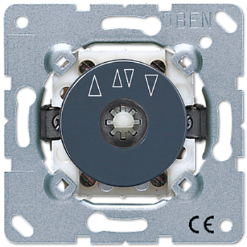 JUNG Реверсивный выключатель 2-пол. для жалюзи 10АХ, 250В АС 1234.20