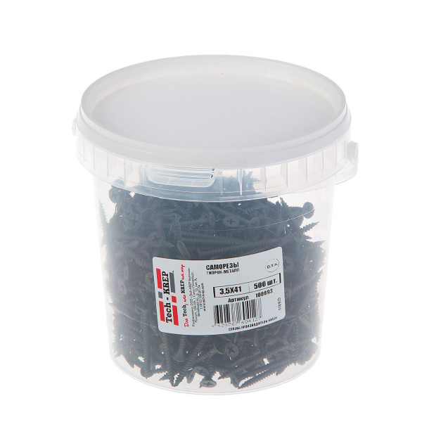 Tech-Krep Саморез ШСГМ 3,5х41 (500 шт) - ведро 100093
