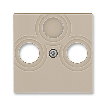 ABB EPJ Levit кофе макиато / белый Накладка для розеток TV-R / TV-R-SAT, кофе макиато 2CHH080300A4018