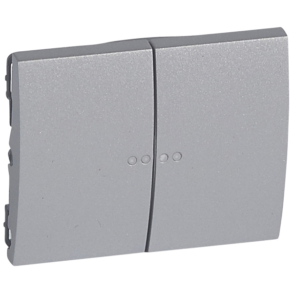 Legrand Galea Life Алюминий Клавиша 2-ая c точечной подсветкой 771379