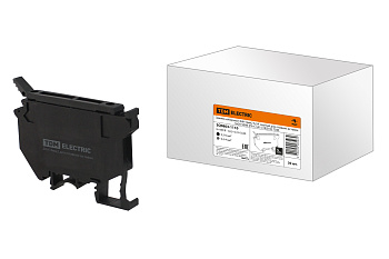 TDM Зажим наборный ЗНН-4мм2 6,3А черный для плавких вставок 5х20 500В (Ph-C UK 5-HESI N) SQ0803-1110