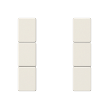 JUNG комплект накладок 3гр слоновая кость A503TSA