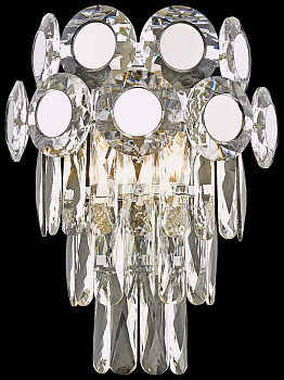 Wertmark WE134.02.101 Бра Хром/Прозрачный E14 2*40W