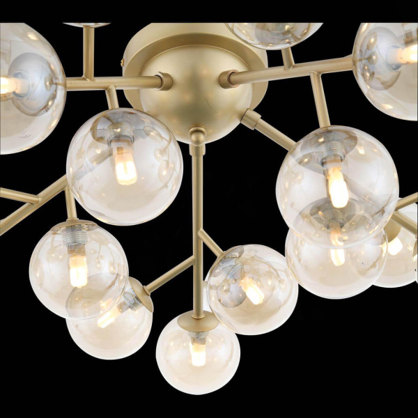 ST LUCE SL438.202.20 Люстра потолочная  Золото/Коньячный G9 20*28W Купить ST LUCE SL438.202.20 Люстра потолочная  Золото/Коньячный G9 20*28W