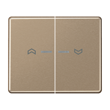 JUNG Клавиши для сдвоенной кнопки BCU золотая бронза SL595KO5PGB