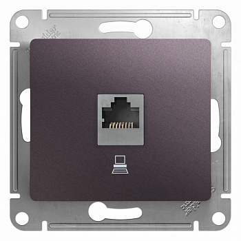 Systeme Electric Glossa Сиреневый туман Розетка компьютерная RJ45 кат.5E
