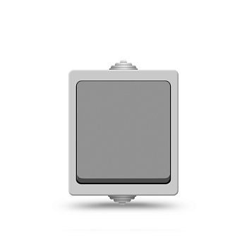 UNIVersal "Аллегро" Выключатель Серый1 кл., IP-54, 1279