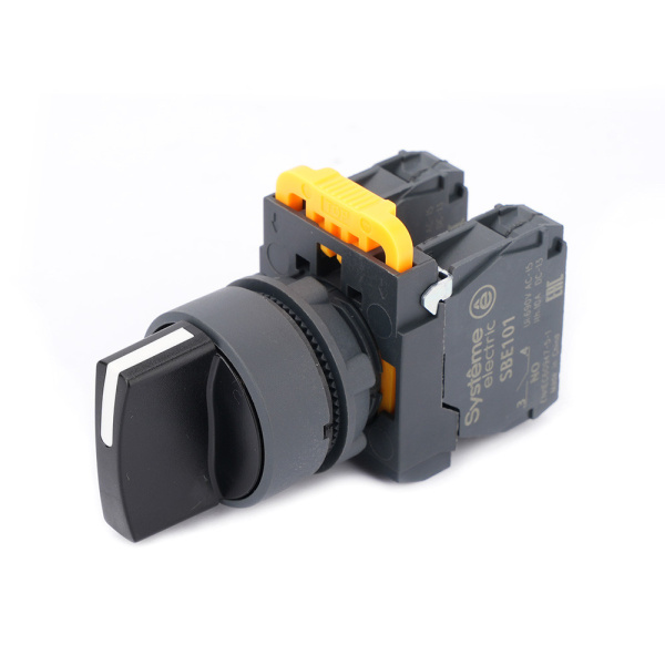Systeme Electric Переключатель SB5 в сборе модульный 22мм 3 позиции с возвратом 2НО