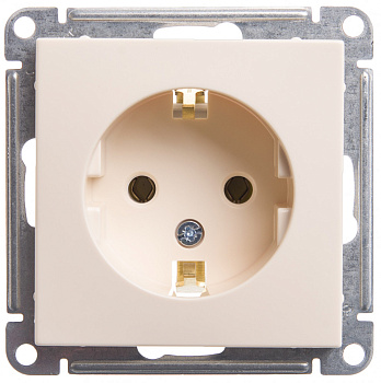 Systeme Electric Wessen 59 Слоновая кость Розетка с/з без шторок, 16А