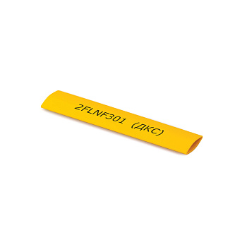 DKC Термоусаживаемая самозатухающая трубка для термотрансферной печати 12,7/4,0 мм желтый 3:1