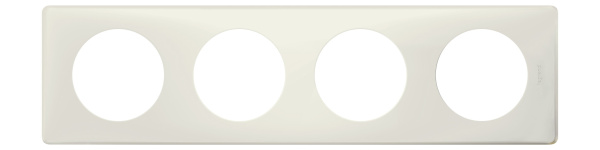 Legrand Celiane2 Перкаль белый Рамка 4-ая (2+2+2+2 мод) 066704
