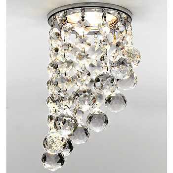 Ambrella Светильник K205C CL/CHMR16 хром/прозрачный Хрусталь