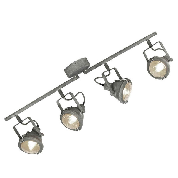Lussole LOFT Металл Серый /  Стекло Светильник настенно-потолочный E14 40W LSP-9882 Lussole LOFT Металл Серый /  Стекло Светильник настенно-потолочный E14 40W LSP-9882