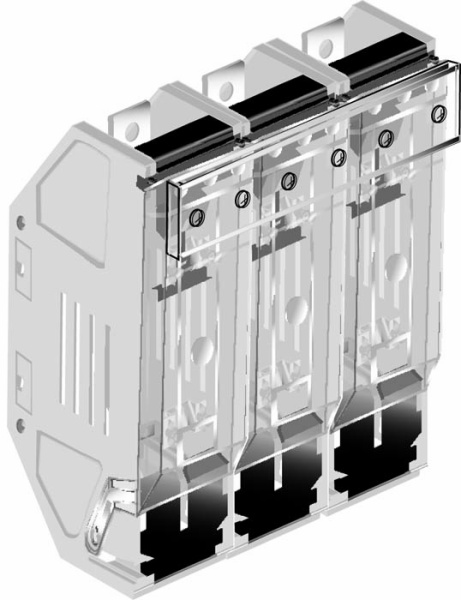 ABB OFAX-4A-S33 Держатель предохранителей, общая крышка 3P 1250A IP 20 1SCA022631R2680