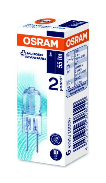 Купить Osram 64408 OVEN 5W 12V G4 FS1 4050300308029