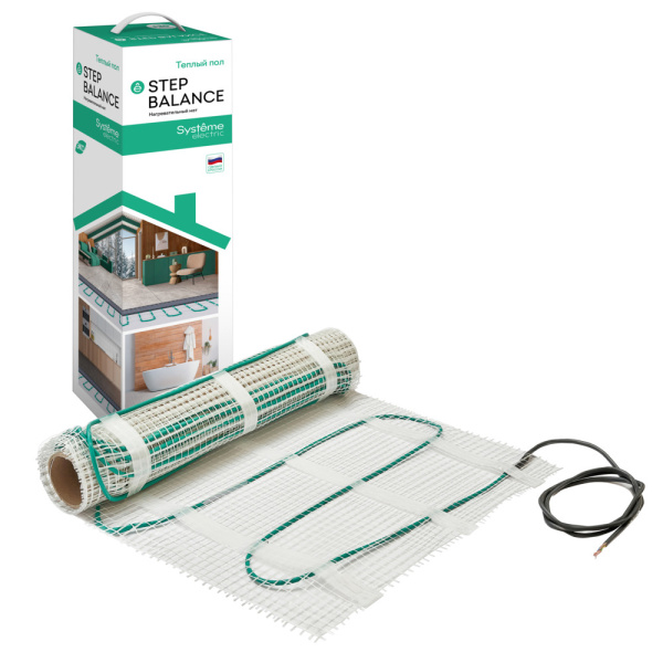 Systeme Electric STEP BALANCE Мат нагревательный SBM150005, 150 Вт/м2, 75 Вт, 0,5 м2