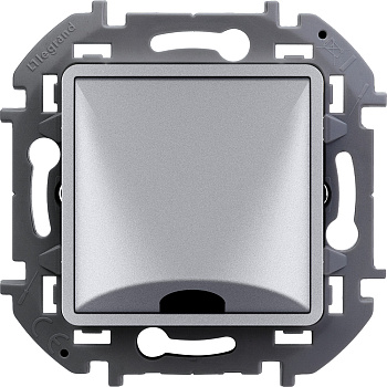 Legrand INSPIRIA Алюминий Вывод кабеля с зажимом для крепления 673892