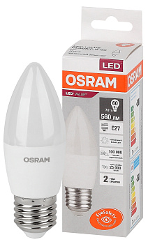 Osram LVCLB60 7SW/840 230V E27 10X1 4058075579477