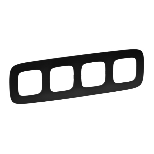 Legrand Valena ALLURE Матовый черный Рамка 4-ая 754404