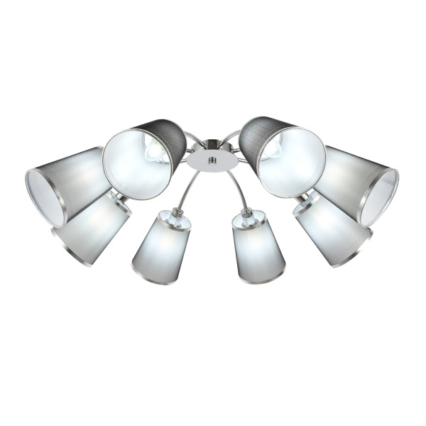 Evoluce SLE103002-08 Светильник потолочный Хром/Черный E14 8*40W