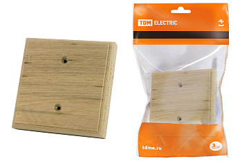 TDM Накладка на бревно деревянная универсальная НБУ 1П 95х95 мм, под покраску SQ1821-0404