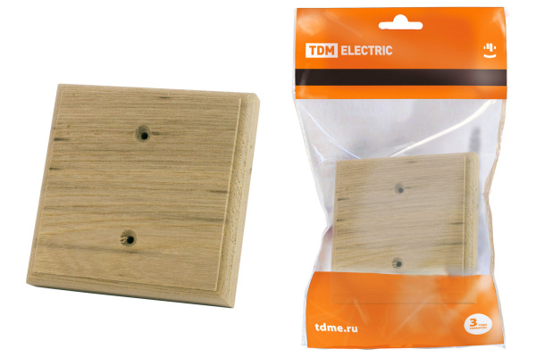TDM Накладка на бревно деревянная универсальная НБУ 1П 95х95 мм, под покраску SQ1821-0404
