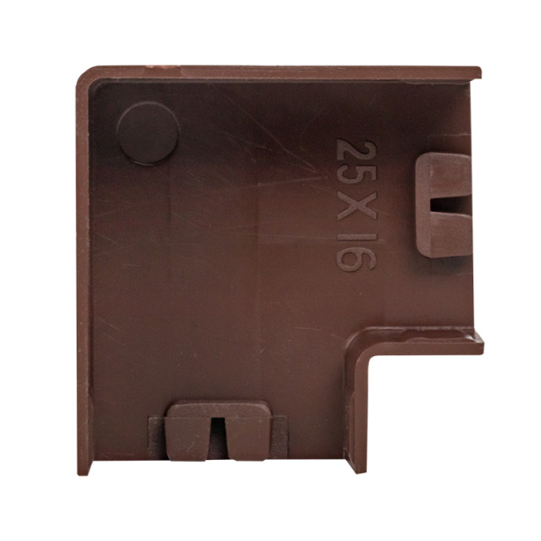 Купить EKF PROxima Поворот 90 гр. (25х16) (4 шт) Plast под темное дерево