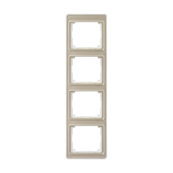 JUNG SL 500 Бронза Рамка 4-ая вертикальная SL584GB